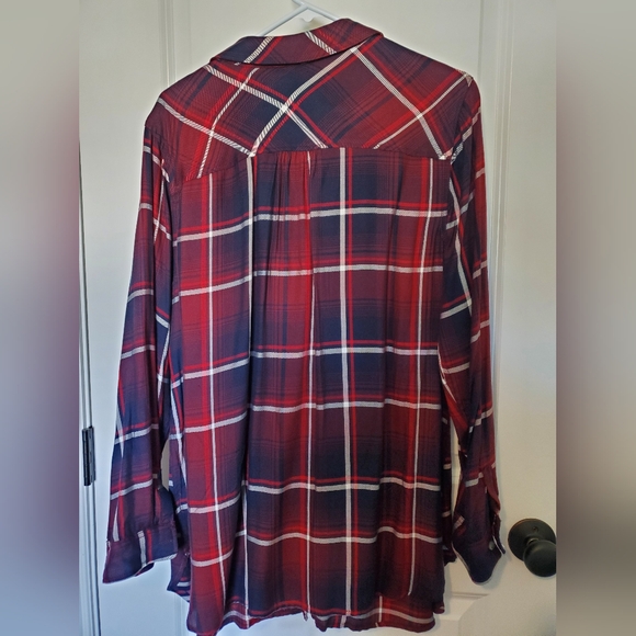 NWT Isabel Maternity button down flannel size XL - Picture 2 of 3